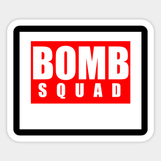 Bomb Squad - Solid Logo Sticker